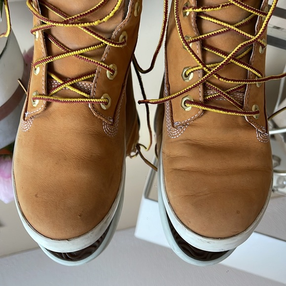 TIMBERLAND Cognac Lace Up Boots - Picture 13 of 14